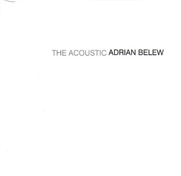 The Acoustic Adrian Belew Cd Cover